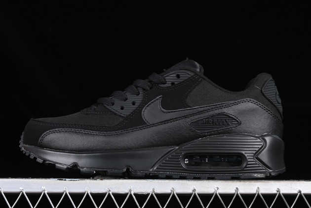 Shop 2023 Nike Air Max 90 Essential Triple Black 537384-090 Shoes