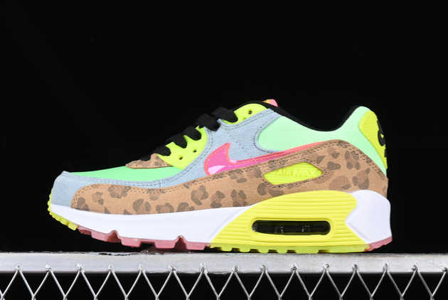 Shop Nike 2023 Air Max 90 LX Illusion Green CW3499-300 Shoes