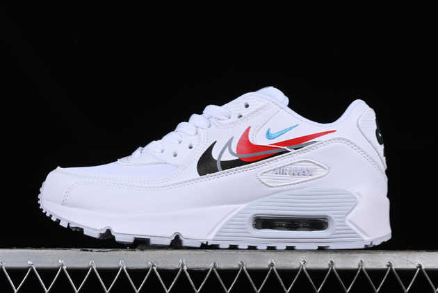 Shop Nike 2023 Air Max 90 Multi-Swoosh FJ4223-100 Shoes