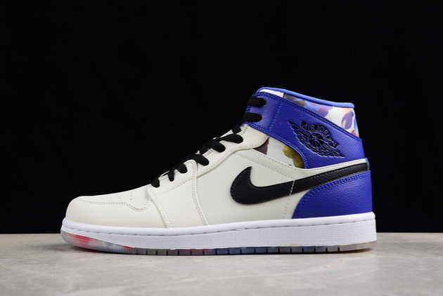 Shop the 2024 Air Jordan 1 Mid Flower Garden AJ1 FD4330-101 Basketball Shoes