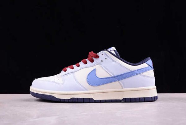 2024 Nike Dunk Low Retro Sail and Polar Blue FV8113-141 Basketball Shoes