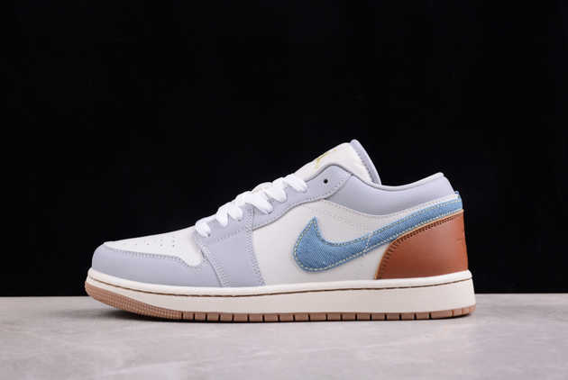 Where to Buy The 2024 Air Jordan 1 Low SE Sashiko Armory Blue FZ5046-041 Shoes