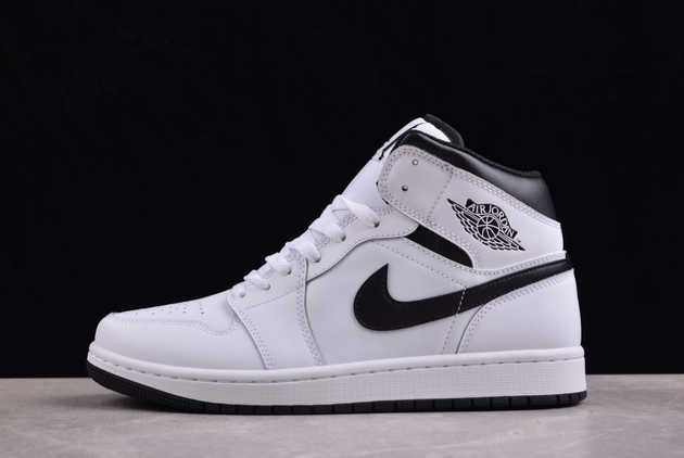 2024 Air Jordan 1 Mid Reverse Panda DQ8426-132 Basketball Shoes