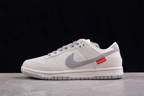 2024 Supreme x Nike Dunk Low Beige FC1688-145 Basketball Shoes