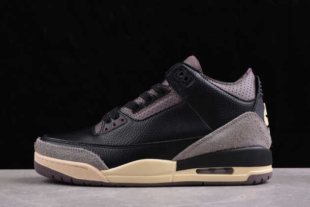 2024 A Ma Maniere x Air Jordan 3 Retro Black AJ3 FZ4811-001 Shoes