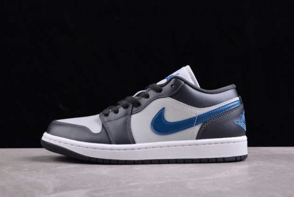 2024 Air Jordan 1 Low Anthracite Industrial Blue DC0774-040 Shoes