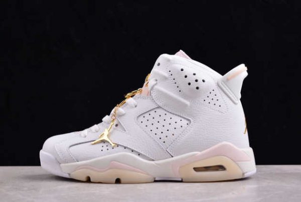 2024 Air Jordan 6 Retro Gold Hoops AJ6 DH9696-100 Shoes