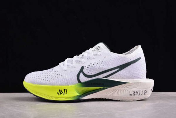 2024 Nike ZoomX Vaporfly 3 Next% White Pro Green FZ4017-100 Shoes For Sale