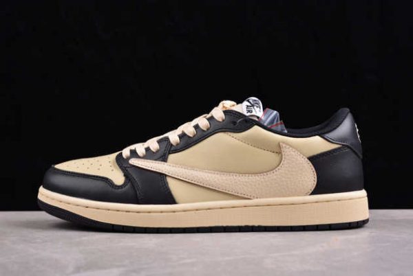 2024 Travis Scott x Air Jordan 1 Low OG Pale Vanilla DM7866-201 Shoes