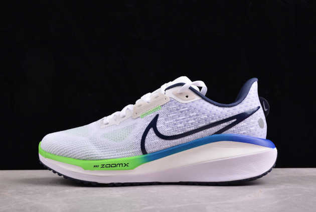 2024 Nike Air Zoom Vomero 17 White Thunder Blue FB1309-100 Shoes For Sale