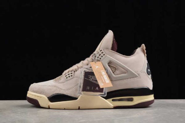 2024 A Ma Maniere x Air Jordan 4 Retro AJ4 Fossil Stone FZ4810-200 Shoes