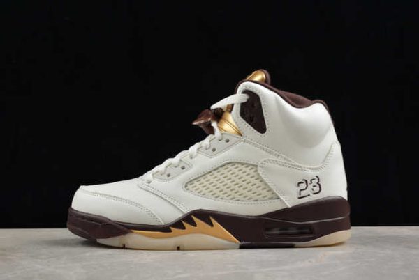 2025 Air Jordan 5 Retro AJ5 Earth Metallic Gold DD9336-200 Shoes