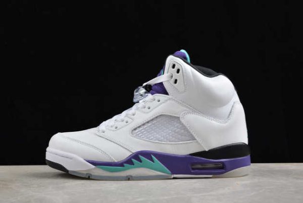 2024 Air Jordan 5 Retro AJ5 Grape 136027-108 Shoes